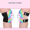 Knee Pads for Kids Elbow Padds Wrist Guards with Drastring Bag Adjustable Protective Gear Set for Girls Boys 3-8 Years Roller Skating Bike - Image 5