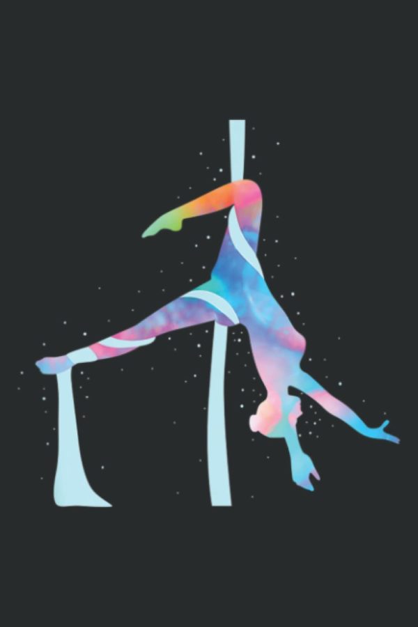 Aerial Silk Yoga: Lined Journal & Diary for Writing & Notes for Girls and Women, Memo Diary Subject Notebooks Planner, 6"x9"