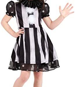 Girls Dark Circus Clown Costume
