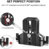 SmallRig Camera Base Plate with Rod Rail Clamp, Baseplate for Sony A6500 A6600 A6300, for Panasonic GH5 GH6, for Sony A7 Series, for Canon R5 R6, Both for Cameras & Cages - 1674 - Image 3