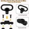 REERON 2 Point Sling & Mloc Sling Mount - Adjustable Extra Long Two Point Traditional Rifle Sling with 2 Pack 1.25" QD Sling Swivels Mounts for M Lock Rail System - Image 3