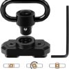 REERON 2 Point Sling & Mloc Sling Mount - Adjustable Extra Long Two Point Traditional Rifle Sling with 2 Pack 1.25" QD Sling Swivels Mounts for M Lock Rail System - Image 8