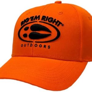 Rig'Em Right Outdoors Blaze Orange Hunting Hat with Hoof Logo