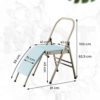 Yoga Chair Folding Chair Professional Exercise Chair Handstand Yoga Stool Tools & Supplies (Color : B, Size : 81 * 41 * 102cm) - Image 7