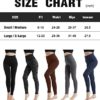 Aoliks Women's Fleece Lined Leggings Winter High Waisted Soft Stretch Thermal Warm Workout Yoga Pants - Image 6