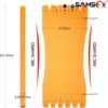 SAMSFX Fishing Leader Line Holder Foam Board Snelled Hook Keeper with Retaining Pins Accessories Pack of 10 - Image 2