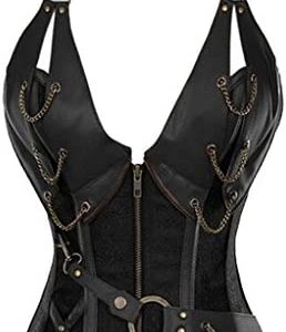 Alivila.Y Fashion Womens Steel Boned Retro Goth Steampunk Corset