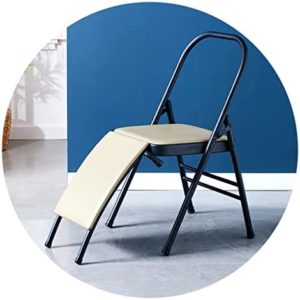 Yoga Chair Folding Chair Professional Exercise Chair Handstand Yoga Stool Tools & Supplies (Color : B, Size : 81 * 41 * 102cm)