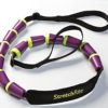 StretchRite Physical Therapy Full Body Stretching Strap with Patented Easy Grip Handles for Sore and Tight Muscles, Includes Coaching Guide (Purple/Yellow) - Image 5