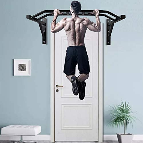 NEWAN Pull Up Bar Wall Mounted Chin Up Bar Multi-Grip Full Body Strength Training Workout Dip Bar,Power Tower Set Support to 440Lbs - Image 7