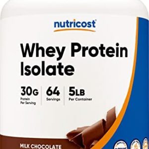 Nutricost Whey Protein Isolate Powder (Milk Chocolate) 5LBS