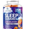 Sugar Free Sleep Gummies - Extra Strength 6mg Melatonin, Natural Sleeping Gummy for Adults and Kids, Vegan, Non-GMO, Sleep Vitamin Support Supplement - 120 Gummies - Image 2