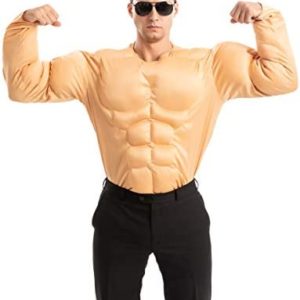 Spooktacular Creations Adult Men Body Builder costume Muscle Suit