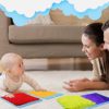 8 Set Sensory Mini Mats Assorted Textured Play Mat Sensory Mats for Autistic Children Texture Sensory Floor Tiles Educational Tactile Sensory Toys for Kids Baby Toddler Activity (Elegant Style) - Image 2