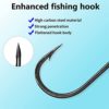 50 Pack Ned Rig Jig Hook Kits, Jig Heads for Soft Lures, Standard Fishing Jig Hooks, 3/8oz 1/8oz 1/6oz 1/4oz - Image 4
