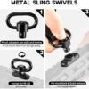 EZshoot Two Point Sling with Sling Mount, Adjustable 2 Point Sling, Sling Swivel Mount Fit for M-Rail - Image 5