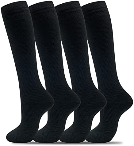 fenglaoda Compression Socks for Women & Men 20-30mmHg Knee High Nurse Pregnant Medical Running Travel Athletic socks