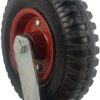 KUANMIN Heavy Duty Casters, 6 inch Steel Plate Rubber Wheel Ball Bearing Heavy Duty Industrial Casters, Swivel Caster Wheel - Image 6