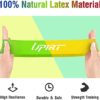 UPIRT Resistance Bands Different Resistance Levels Exercise Bands with Instruction Professional Natural Latex Workout Bands for Home Exercise, Strength Training, Yoga, Rehab, Physical Therapy 5 Packs - Image 2