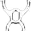 Hinzonek Bull Horn 8‑Shape Descender De Control Device Downhill Climbing 0 Climbing Supplies Rappelling Devices Descender de Control Device Stainless Steel Belay Device Bull Horn Shape Descender - Image 4