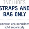 ENO, Eagles Nest Outfitters Atlas Hammock Straps, Suspension System with Storage Bag, 400 LB Capacity, 9' x 1.5/.75", Black/Royal - Image 8