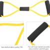 Exercise Band, Yoga Training Home Comfortable Gym TPE Fitness Bands for Body Strength for Body Stretching for Pilates Training for Competitive Activities - Image 4