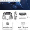 Tesla Model 3 Model Y Screen Swivel Mount,40° Rotating Holder for 2017-2022 Model 3/2020-2022 Model Y GPS Navigation Rotation Stand Central Console Vehicle Mounts with Four Direction Adjustments - Image 5