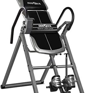 INNOVA HEALTH & FITNESS ITX1200 Inversion Table with Adjustable Stretch Bars for Optimal Slope Inversion and Full Body Stretch