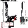 Obokidly Upgrade USB Handbrake Support G920 Compatible with Xbox ONE/Xbox ONE S for Simracing Game Sim Rig with Clamp Also Suitable for PC (Black) - Image 6