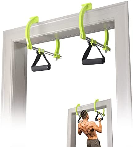 Newan Pull Up Bar for Doorway,Portable Chin Up Bar ,Smart Clamp with Adjustable Width Locking,Fitness Pullup Bar for Home Gym Exercise(Max Support for 330 lbs)
