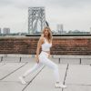 90 Degree By Reflex High Waist Tummy Control Squat Proof Ankle Length Leggings with Pockets - Image 6
