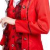 Women's lace Steampunk Jacket,Medieval Pirate Renaissance Goth Costume,Retro Victorian Vampire Tailcoat Vintage Frock Coat - Image 5