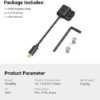 SMALLRIG Ultra-Slim 4K HDMI Adapter Cable, Female HDMI Type A to Male Micro-HDMI Type D, 4K@60HZ, for Sony A7R IV A7RIII A7III A7II A7RII / for Fujifilm X-T2 X-T3 - 3021 - Image 8