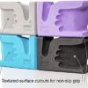 WRIST BUDDY Yoga Blocks 2 Pack | Reduces Wrist Compression, Maximizes Wrist Comfort, Grip Strength, and Support | Yoga Block Yoga Accessories EVA Foam Blocks Yoga Set Yoga Kit | Great Gifts - Image 2