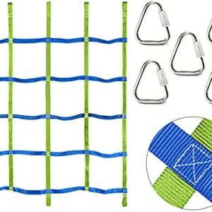 SENSORY4U Kids Climbing Cargo Net Indoor Outdoor Jungle Gym Ninja Warrior Attachment PT OT Gross Motor Skills