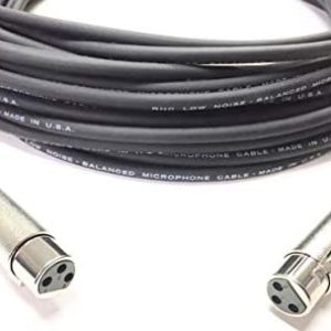 25 Foot XLR Female to Female 3 Pin Economy Cable by Custom Cable Connection