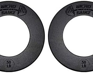 Micro Gainz Calibrated Fractional Weight Plate Sets of 2 Plates .25LB-1.25LB (Choose Set)-Designed for Olympic Barbells, Used for Strength Training and Micro Loading, Made in The USA