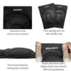 ONTYZZ Knee Pads with Non-Slip Bandage Thickening Anti-Collision EVA Sports Knee Pads for Volleyball Basketball Football Dancing Working Gardening Cleaning Breathable Knee Pads for Men Women Black/M - Image 3