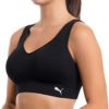 PUMA Women’s Seamless Convertible Sports Bra, 2-Pack - Image 3