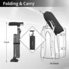 BeneCane Walking Cane for Women Folding Cane for Men with Two Led Lights Quad Cane with Stable Base Lightweight and Adjustable Walking Stick. - Image 4
