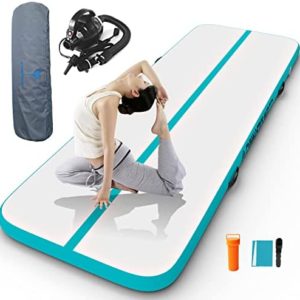 H2OSUP Tumble Track - Air Tumbling Track Mat,10ft/13ft/16ft Inflatable Gymnastics Air Mat for Gymnastics Training/Home Use/Cheerleading/Yoga/Water