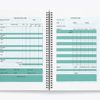 ESAN Fitness Journal for Women & Men - Nutrition Daily Planner, Workout Tracker, Weight Loss Log for 12 Weeks, Hardbound Home Notebook with Body Tape Measure - Image 3