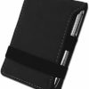 LaserGram Mini Notepad, Aerial Silks, Personalized Engraving Included (Black with Silver) - Image 2