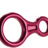 MengK 35KN Rescue Figure 8 Descender Outdoor O-Ring Hook Rappel Device for Rappelling Belaying Rock Climbing - Image 6
