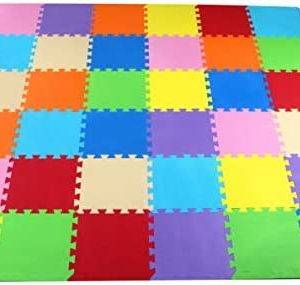 BalanceFrom Kid's Puzzle Exercise Play Mat with EVA Foam Interlocking Tiles