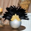 BABEYOND Carnival Feather Headpiece Showgirl Headband Women's Feather Pageant Headband 1920s Flapper Headband (Gold Crystal) - Image 2