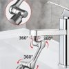Stlest Faucet Extender - 1080° Rotating Faucet Extender Aerator, Universal Rotating Faucet, Alloy Copper Material, 2 Water Outlet Modes Swivel Faucets Bubbler Attachment - Image 4