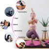 Max4out 8/10'x4'x2'' Thick Tri-fold Gymnastics Exercise&Personal Fitness Mat For Home, Aerobics Stretching Yoga Mats With Carrying Handle For MMA, Home Gym Protective Flooring - Image 2