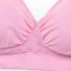 Cabales Women's Pull On Style Seamless Comfortable Wire-Free Yoga Bra with Removable Pads - Image 4