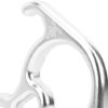 Hinzonek Bull Horn 8‑Shape Descender De Control Device Downhill Climbing 0 Climbing Supplies Rappelling Devices Descender de Control Device Stainless Steel Belay Device Bull Horn Shape Descender - Image 2